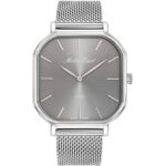 Mathey-Tissot Monsoon Square Stainless Steel Silver Dial Quartz H7917AS Men's Watch