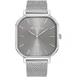Mathey-Tissot Monsoon Square Stainless Steel Silver Dial Quartz H7917AS Men's Watch