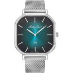 Mathey-Tissot Monsoon Square Stainless Steel Green Dial Quartz H7917AV Men's Watch