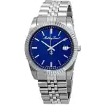 Mathey-Tissot Mathy III Stainless Steel Blue Dial Quartz H810ABU Men's Watch