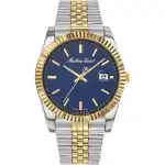 Mathey-Tissot Mathy III Two Tone Stainless Steel Blue Dial Quartz H810BBU Men's Watch