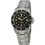 Mathey-Tissot Mathy Vintage Automatic Stainless Steel Black Dial H900ATN 100M Men's Watch