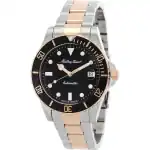 Mathey-Tissot Mathy Vintage Automatic Two Tone Stainless Steel Black Dial H901ATBN 100M Men's Watch