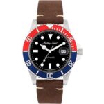 Mathey-Tissot Mathy Vintage Red and Blue Pepsi Bezel Black Dial Automatic H901ATLR 100M Men's Watch