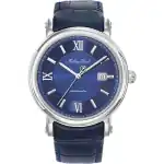 Mathey-Tissot Renaissance Genuine Leather Strap Blue Dial Automatic H9030ABU Men's Watch