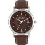 Mathey-Tissot City Leather Strap Brown Dial Quartz HB611251AM Men's Watch
