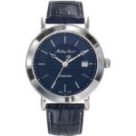 Mathey-Tissot City Leather Strap Blue Dial Automatic HB611251ATABU Men's Watch