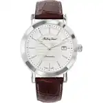 Mathey-Tissot City Leather Strap White Dial Automatic HB611251ATAI Men's Watch