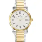 Mathey-Tissot City Metal Two Tone Stainless Steel White Dial Quartz HB611251MBG Men's Watch