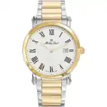 Mathey-Tissot City Two Tone Stainless Steel White Dial Quartz HB611251MBR Men's Watch
