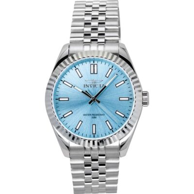 Invicta Specialty Stainless Steel Tiffany Blue Dial Quartz 48906 Men's Watch