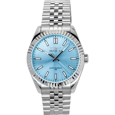 Invicta Specialty Stainless Steel Tiffany Blue Dial Quartz 48906 Men's Watch