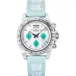 Invicta Speedway Forces Of Nature Chronograph GMT Silver Dial Quartz Diver's 49291 200M Men's Watch