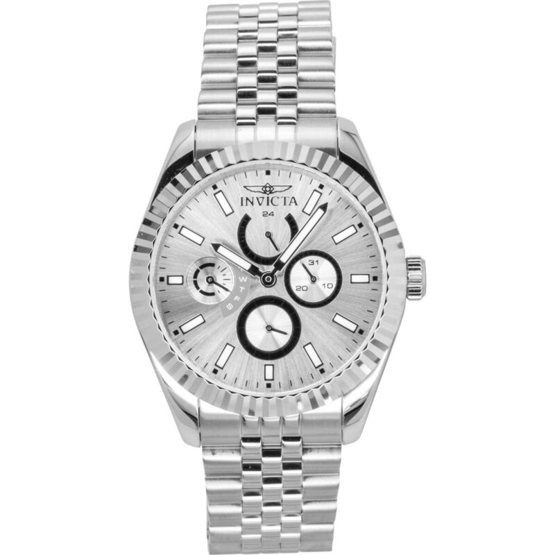 Invicta Specialty GMT Stainless Steel Silver Dial Quartz 49534 Men's Watch