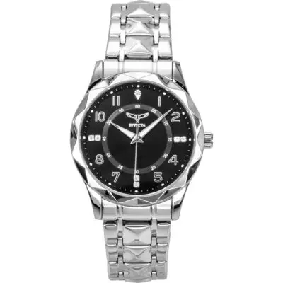 Invicta Specialty Stainless Steel Black Dial Quartz 69027 Men's Watch