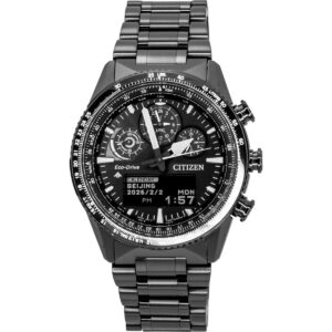 Citizen Promaster Skyhawk U830 Chronograph Black Dial Eco-Drive Diver's JV2005-58E 200M Men's Watch