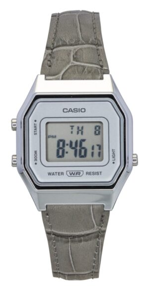 Casio Vintage Digital Leather Strap Quartz LA680WEL-8A2 Unisex Watch