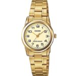 CASIO COLLECTION LADY 3H. GOLD - CHAMPAGNE (LTP-V001G-9BUDF) Women WATCHES