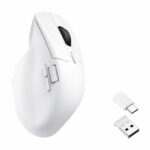 Keychron M6 1K Dual-Wireless Bluetooth and 2.4G Mouse – White