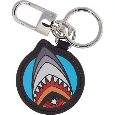Montblanc MST Soft Grain Shark Key Fob (MB124587) - SMALL LEATHER GOODS