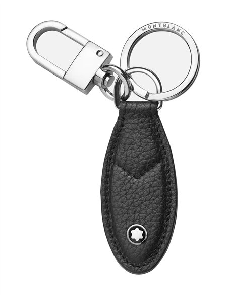 Home 11 Montblanc MST Soft Grain Key Fob Blue Ufo (MB127379) - SMALL LEATHER GOODS