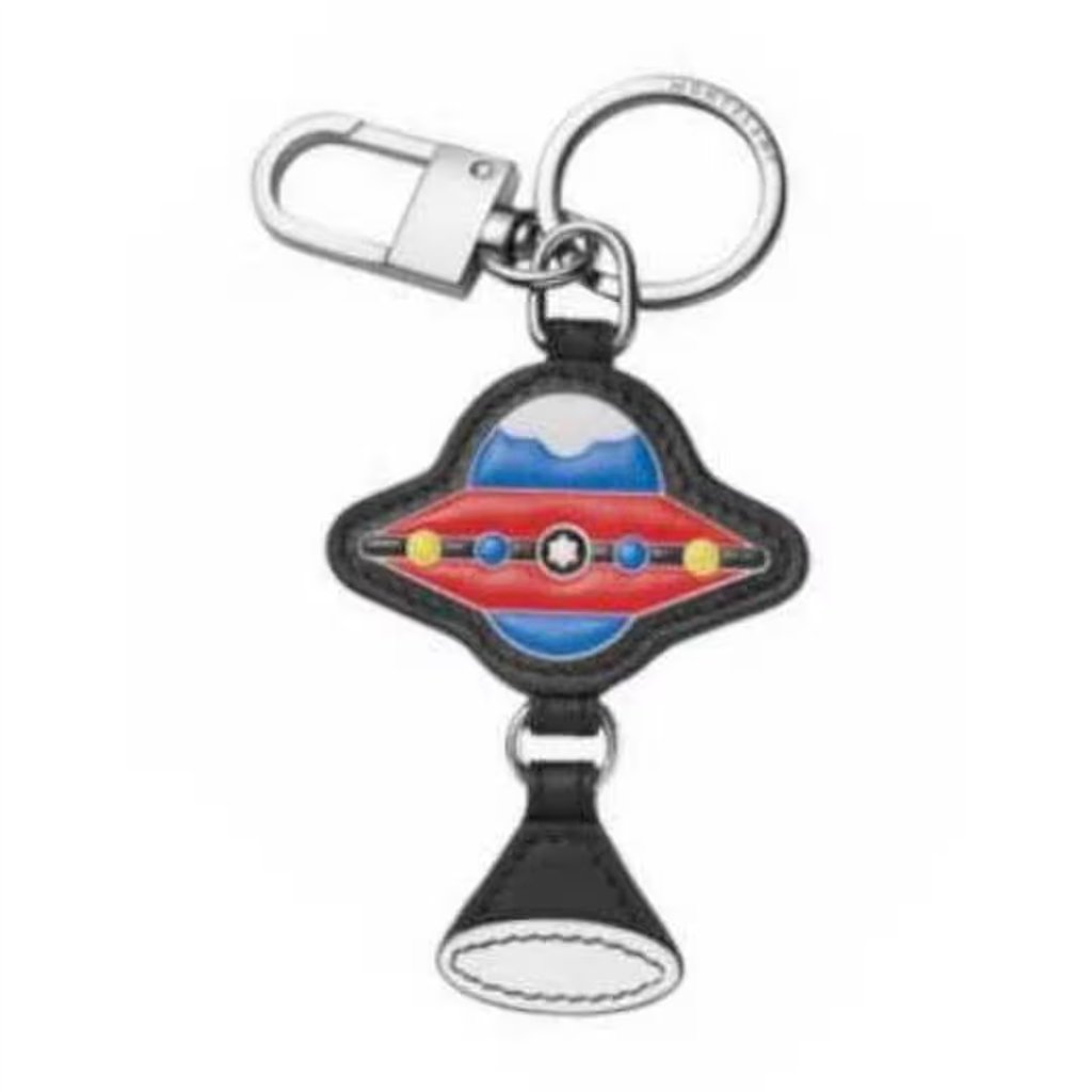 MB127380 Montblanc MST Soft Grain Key Fob Red Ufo (MB127380) - SMALL LEATHER GOODS