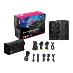 MSI MPG A1000GS PCIe 5 80 PLUS Gold Modular Power Supply (MPG A1000GS PCIE5)
