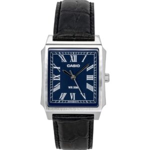 Casio Standard Analog Leather Strap Blue Dial Quartz MTP-B190L-2BV Men's Watch