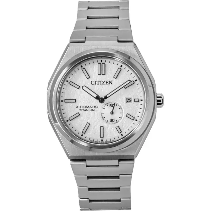 Citizen Zenshin Super Titanium Silver Dial Automatic NJ0180-80A 100M Men's Watch