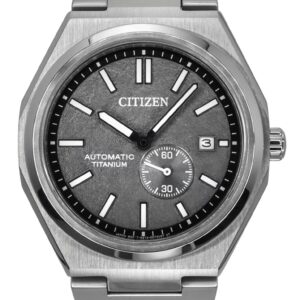 Citizen Zenshin Super Titanium Grey Dial Automatic NJ0180-80H 100M Men's Watch