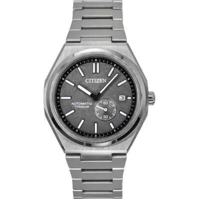 Citizen Zenshin Super Titanium Grey Dial Automatic NJ0180-80H 100M Men's Watch