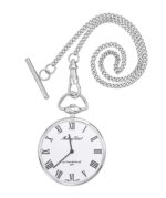Mathey-Tissot Stainless Steel White Dial Quartz P3ABR Unisex Pocket Watch