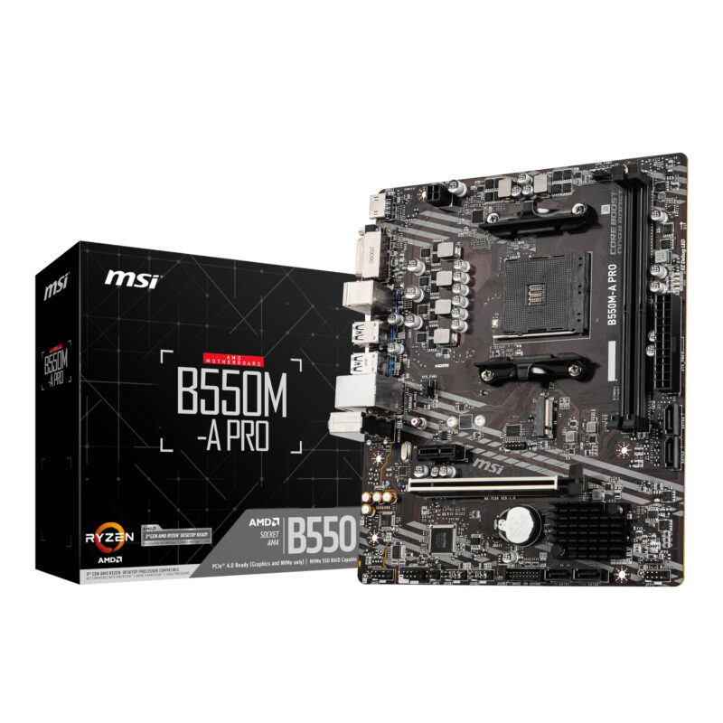 MSI B550M-A Pro AM4 M-ATX Motherboard (PROB550M-APRO)