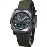 Casio ProTrek Analog Digital Green Cordura Cloth Strap Grey Dial Tough Solar PRW-6900YB-3 100M Men's Watch