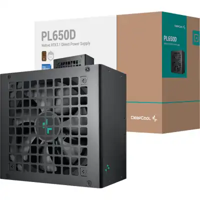 DeepCool PL650D 650W 80PLUS Bronze ATX3.1 Semi-Modular Power Supply