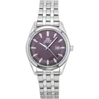 Orient Stretto Stainless Steel Brown Dial Solar RA-WG0603R Women's Watch