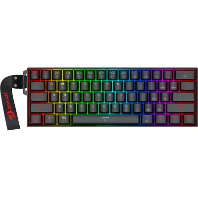 Redragon FIZZ Magnetic Plus 60% RGB Gaming Keyboard - Black (RD-K617RGB-MP)