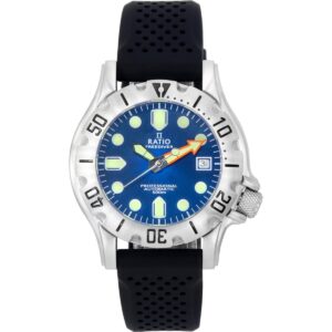 Ratio FreeDiver Professional Sapphire Blue Sunray Dial Automatic RTF013 500M Men's Watch