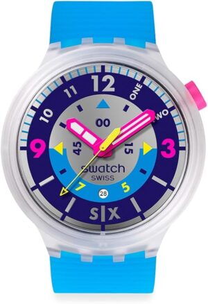 SWATCH NEON HIELO (SB01K400) Unisex WATCHES