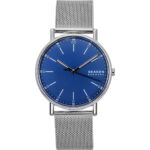 Skagen Signatur Stainless Steel Blue Dial Quartz SKW6904 Men's Watch