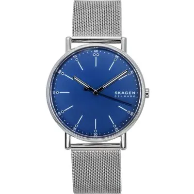 Skagen Signatur Stainless Steel Blue Dial Quartz SKW6904 Men's Watch
