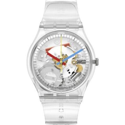 Swatch Clearly Gent (SO28K100-S06) Unisex WATCHES
