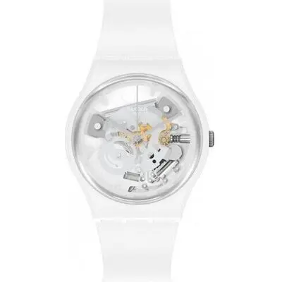 Swatch Spot Time White (SO31W102) Unisex WATCHES