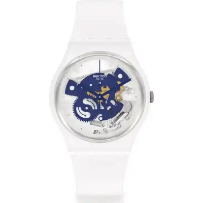 Swatch Time To Blue Small (SO31W103) Unisex WATCHES