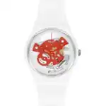 Swatch Time To Red Small (SO31W104) Unisex WATCHES
