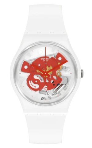SWATCH TIME TO RED SMALL (SO31W104) Unisex WATCHES