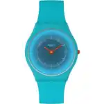 Swatch Radiantly Teal (SS08N114) Unisex WATCHES