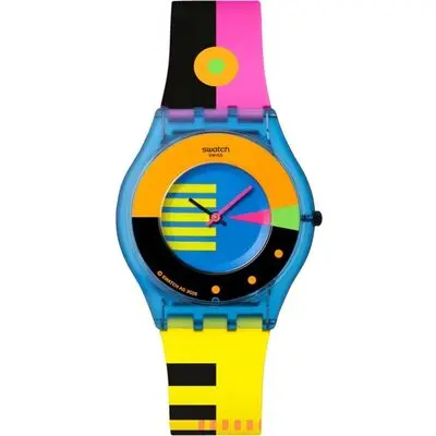 Swatch Neon Flumotions (SS08S101) Unisex WATCHES