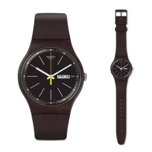 SWATCH BLUE BROWNY (SUOC704) Unisex WATCHES