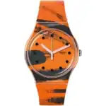 Swatch Barns-graham's Orange And Red On Pink (SUOZ362) Unisex WATCHES